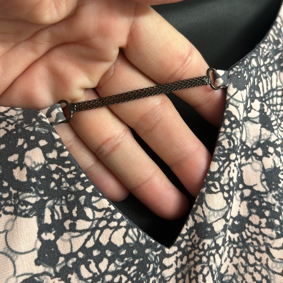 Connected Apparel WRAP DRESS Womens 12 Pink Gray - Picture 7 of 9